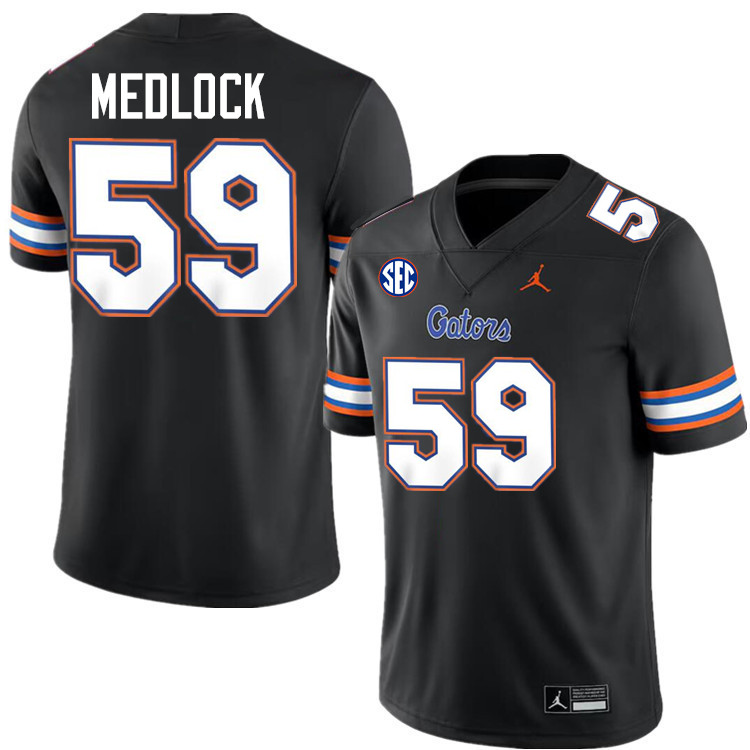 Jahari Medlock Florida Jersey,Florida Gators #59 Jahari Medlock Uniforms,Jersey Youth-Black